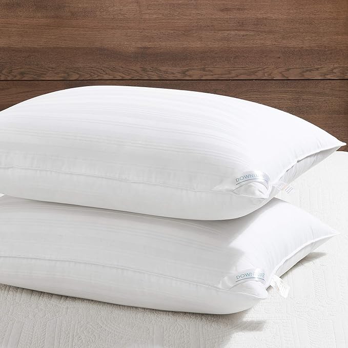 Down Alternative Pillows Standard Size Set of 2 - Hotel Collection Soft Bed Pillows