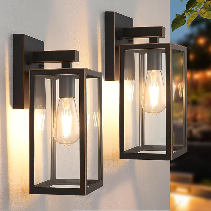 Outdoor Wall Sconce, Exterior Waterproof Wall Lantern Light Fixtures