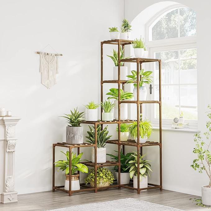 Bamworld 7-Tier Wooden Plant Stand