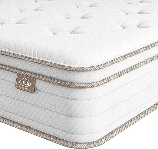 Full Mattress 12 Inch, Sleep Cooler Eggshell Memory Foam