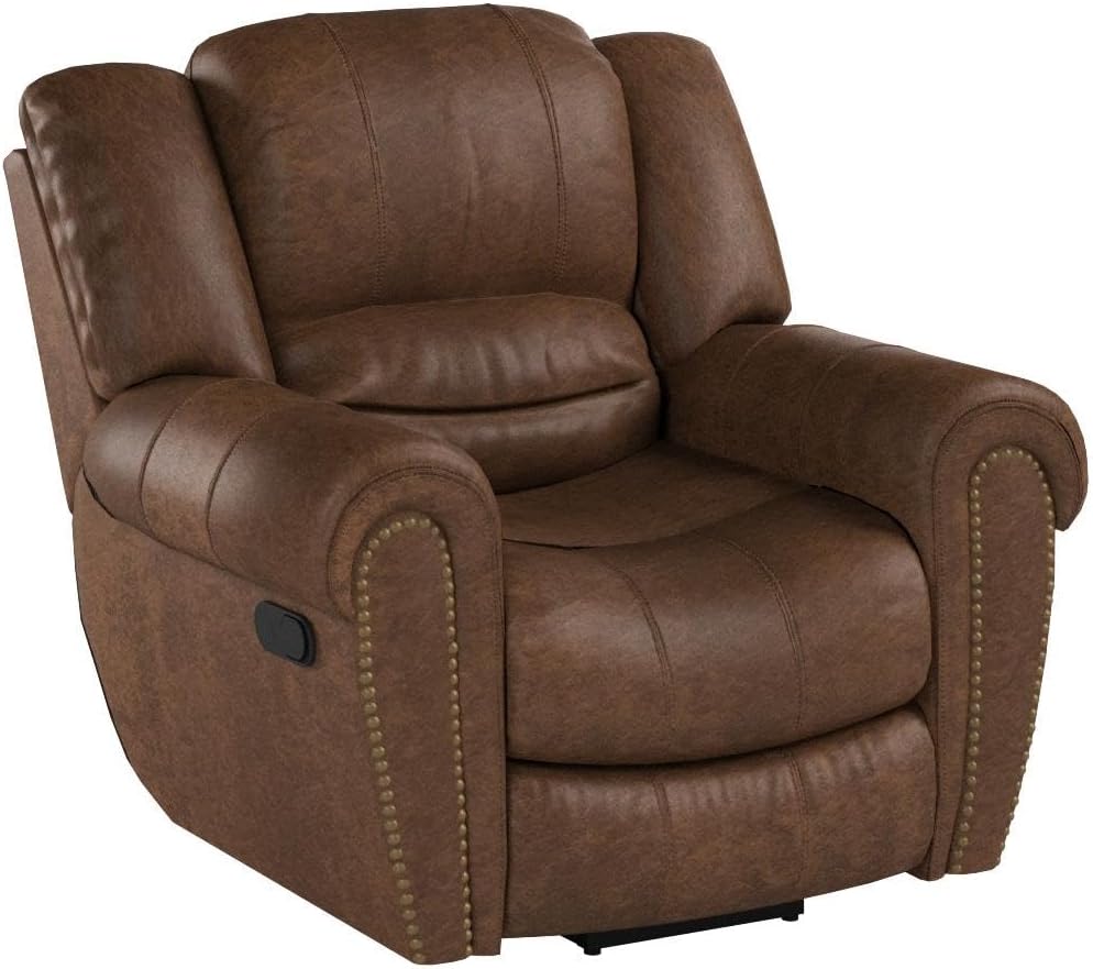 stylish genuine leather recliner for living rooms