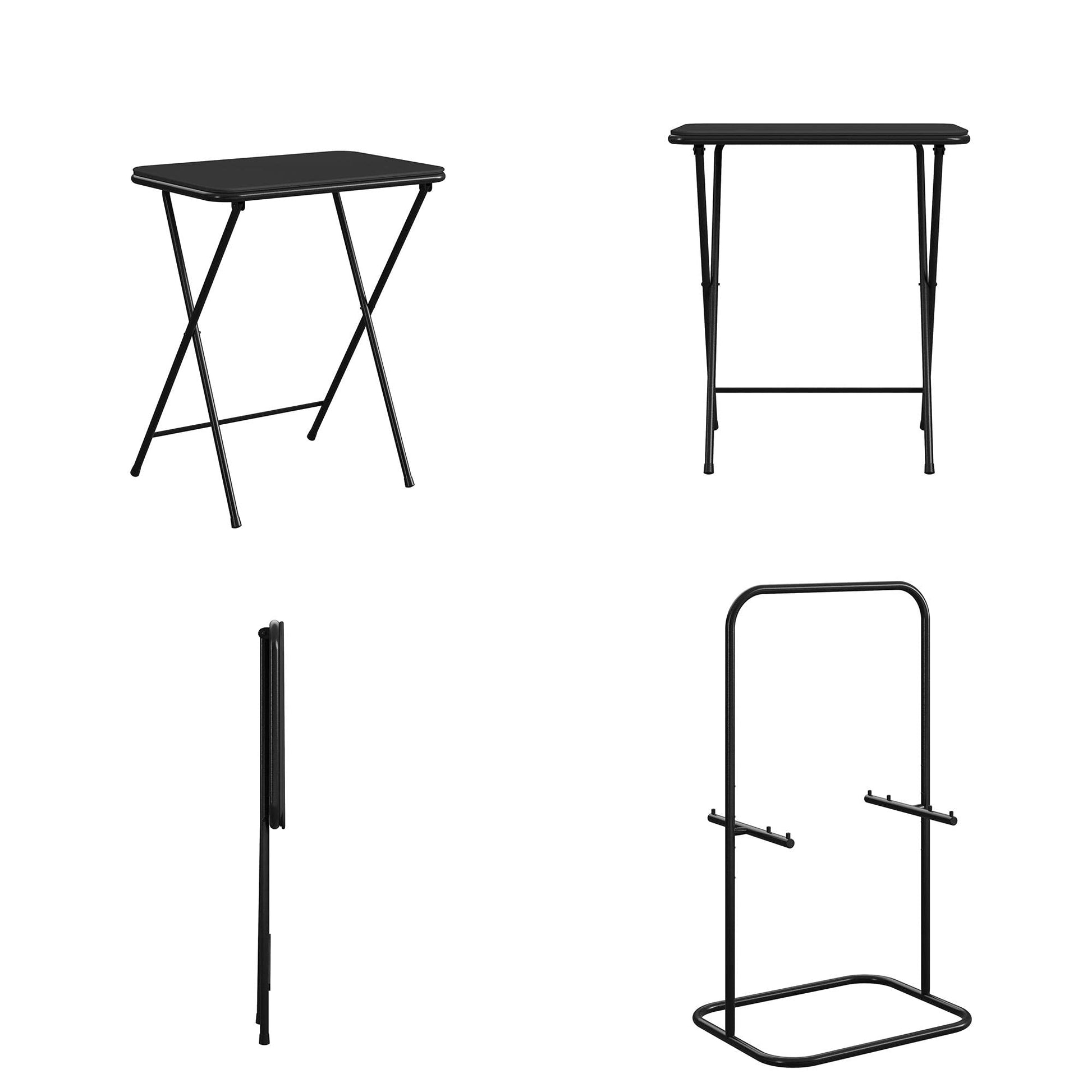 cosco-black-folding-tv-tray-set