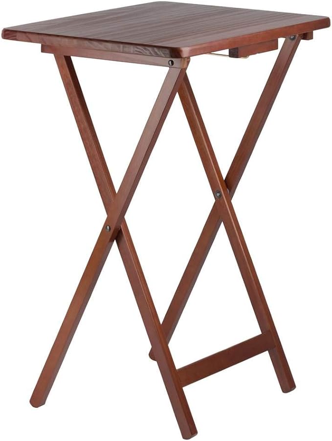 AlexCraft 5-Piece Solid Wood Snack Table Set