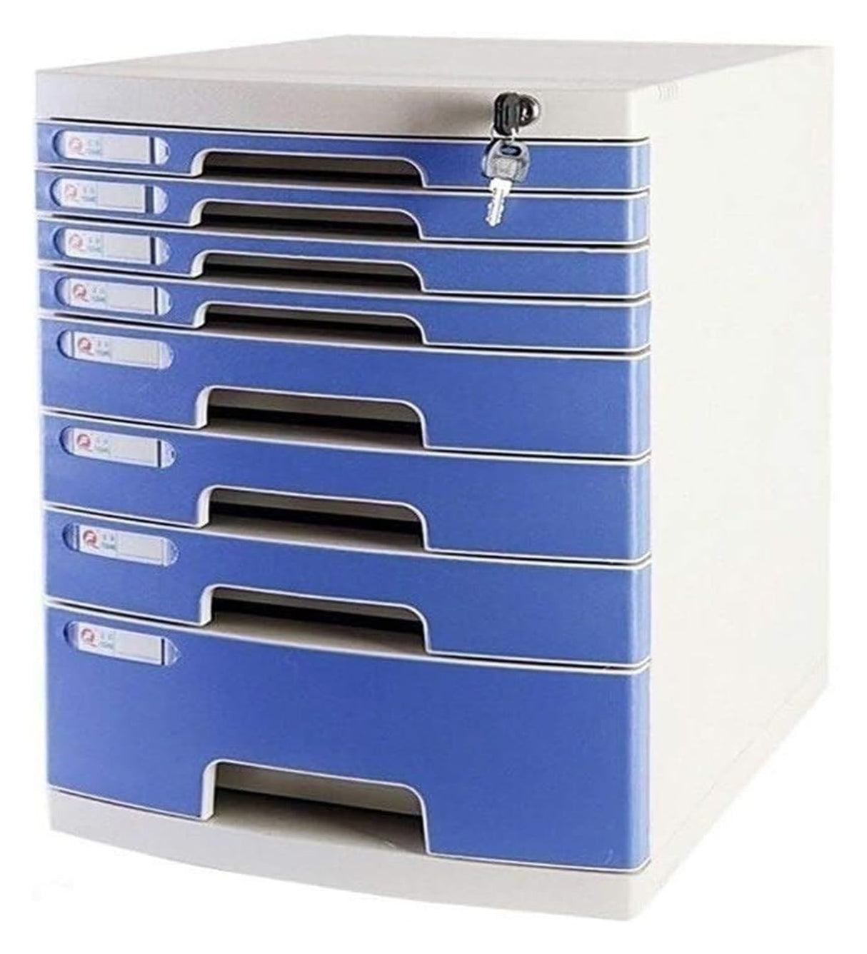 Compact desktop file cabinet for home and office use