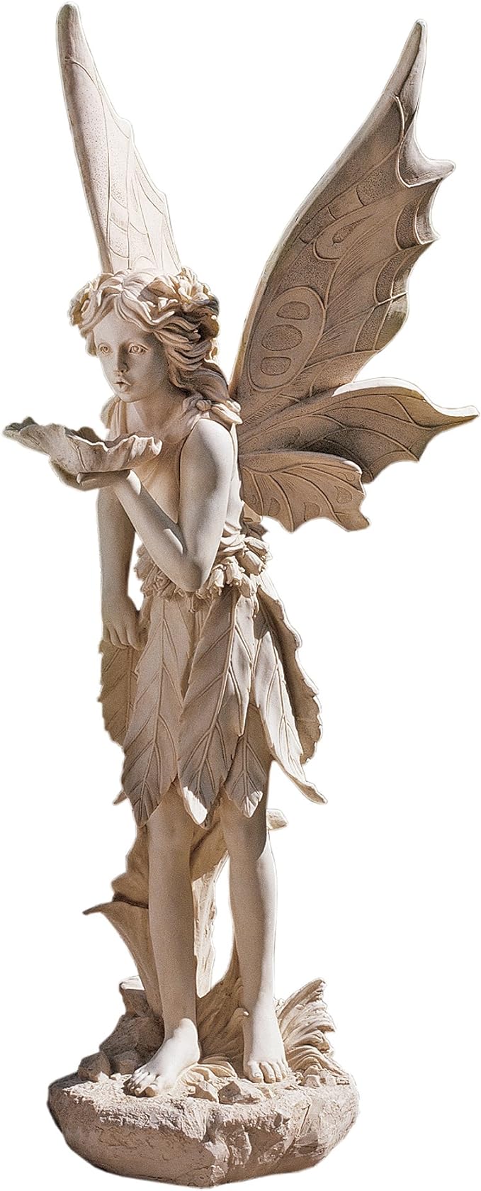PD1549 The Enchanted Garden Fairies Colleen Statue, antique stone