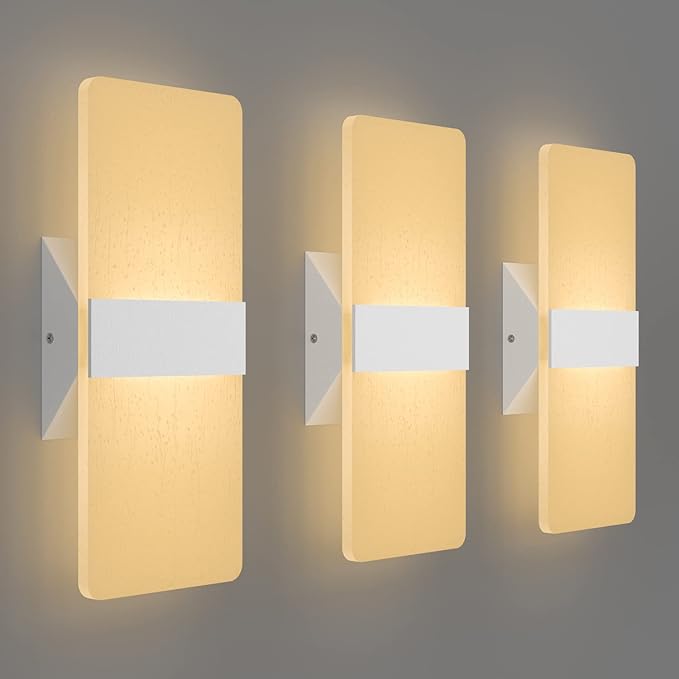 LED Wall Sconce Modern Wall Light Lamps 12W Cool White