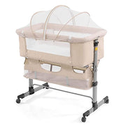 3in1 Bedside Crib for Girl or Boy, Bedside Sleeper for Baby Portable and Adjustable Crib