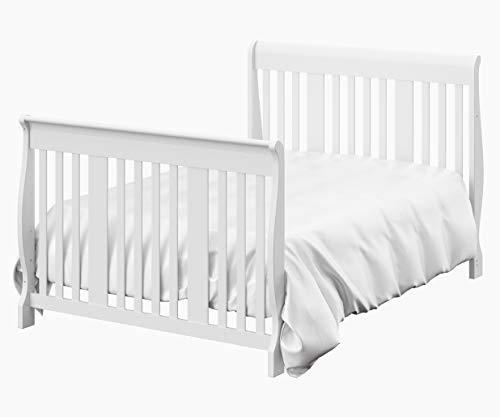 Portofino Convertible Crib and Changer - White