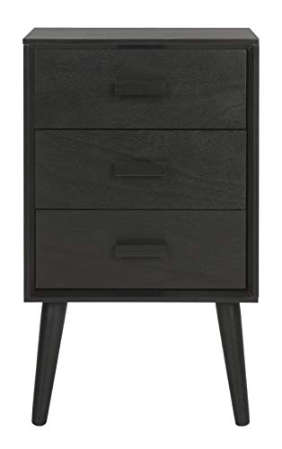 Home Pomona Modern Black 3-drawer Chest