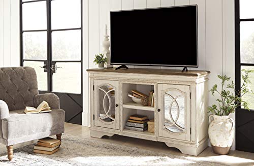 Realyn French Country Two-Tone TV Stand, Fits TVs up to 60"