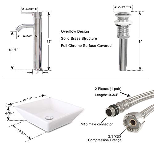 24 inch Modern Bathroom Vanity Units Cabinet and Sink Stand Pedestal