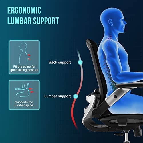 Ergonomic Office Chair, High Back Mesh Home Desk Chair