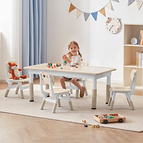 Toddler Table and Chairs Set for 4