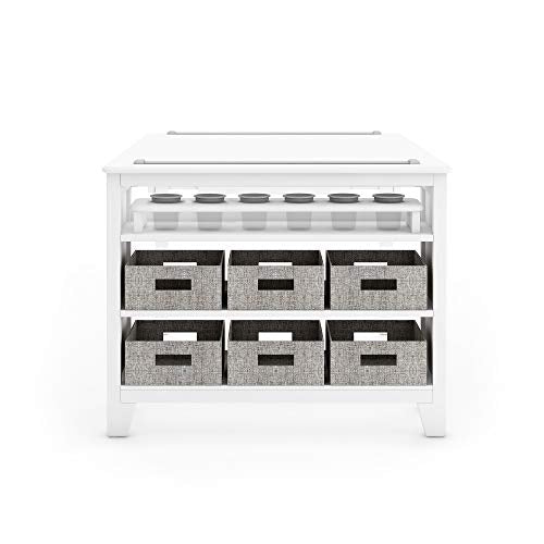 Living and Learning Kids' Art Table and Stool Set (Creamy White)
