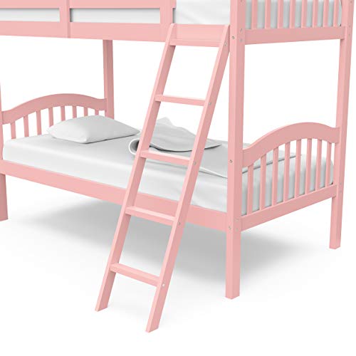 Long Horn Solid Hardwood Twin Bunk Bed
