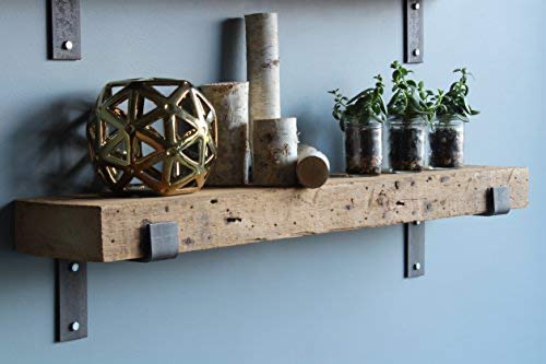 Reclaimed Wood Shelves Floating Or with Brackets Amish Handcrafted in Lancaster County
