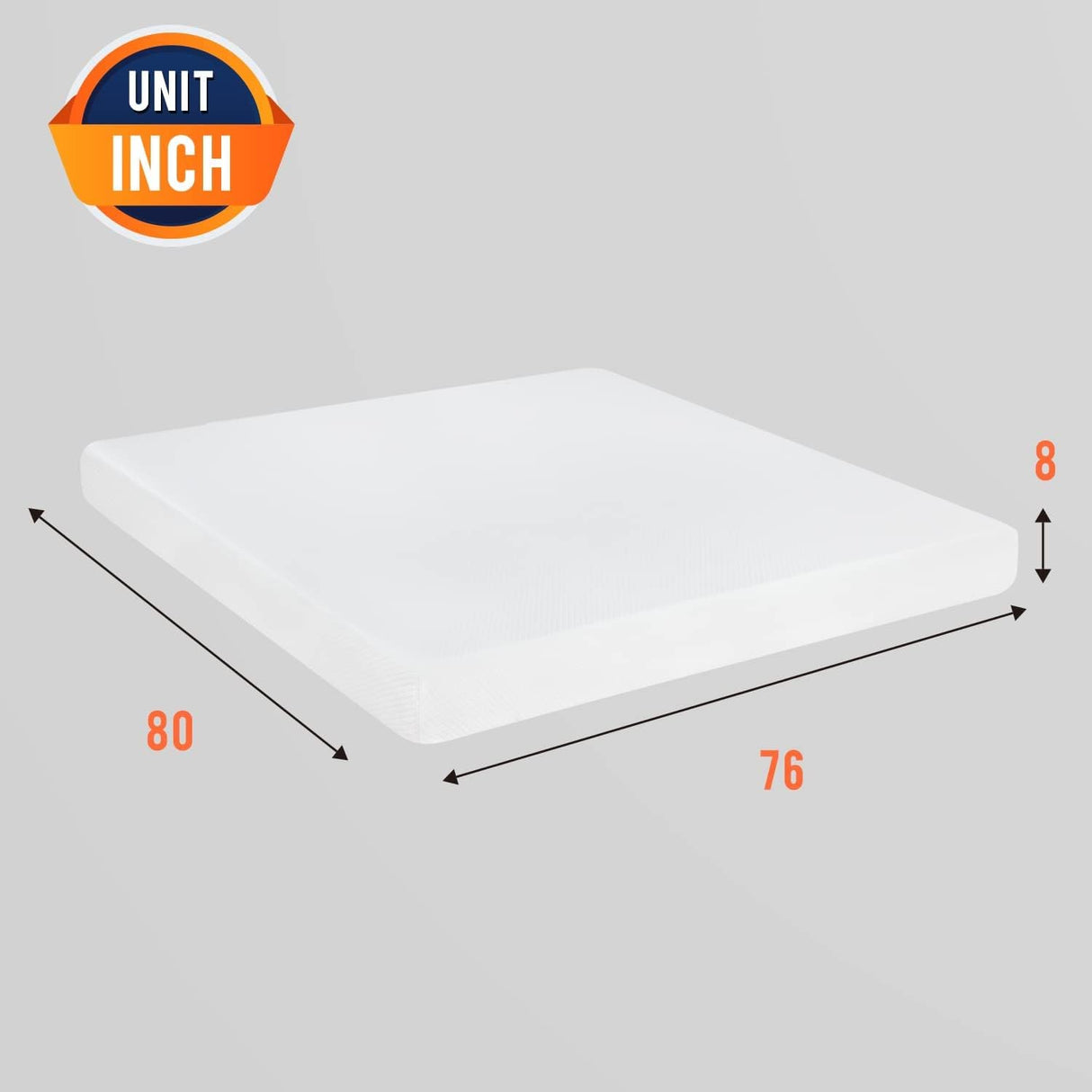 Memory Foam Mattress in a Box for Cool Sleep & Pressure Relief