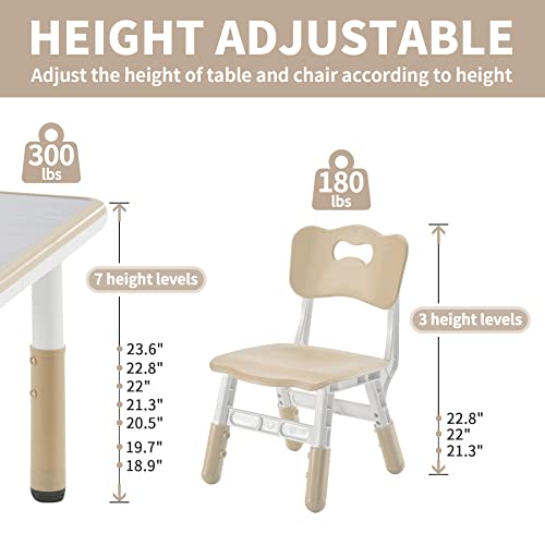 Toddler Table and Chairs Set for 4