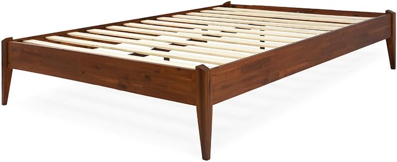 Dinkee Queen Bed Frame Wood 15 Inch