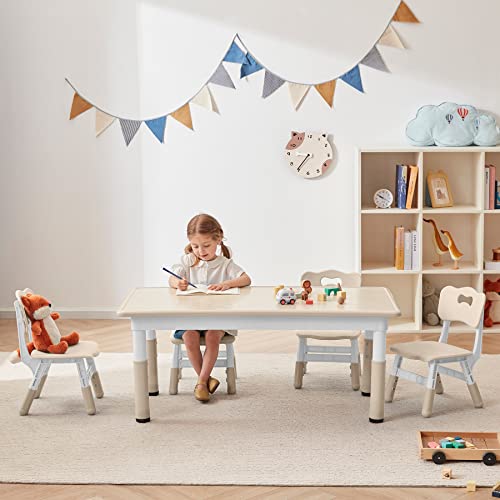 Toddler Table and Chairs Set for 4