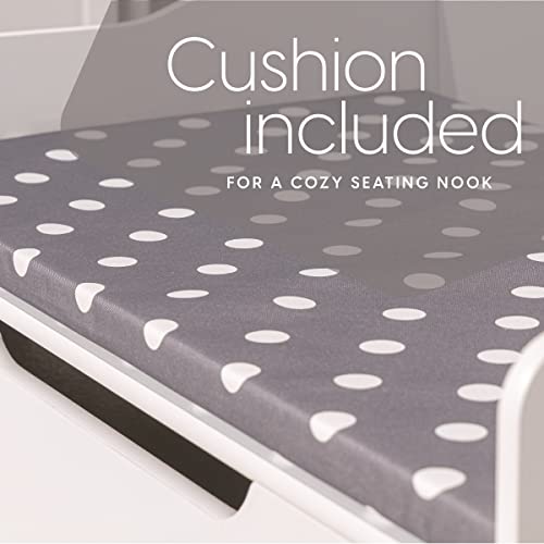 Wooden Toy Box and Storage Chest with Seating Bench