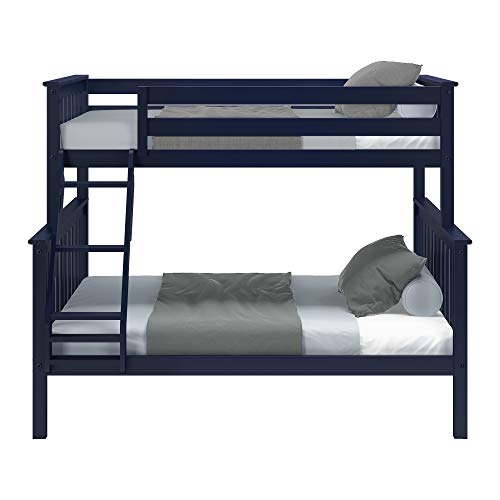 Bunk Bed, Twin-Over-Full Wood Bed Frame For Kids