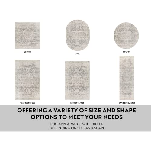 Janine Vintage Medallion Area Rug