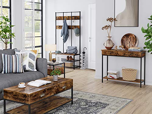 Console Table, Entrance Table, Sofa Table with 2 Drawers