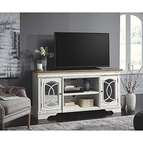 Farmhouse TV Stand with Fireplace Option Fits TVs up to 72"