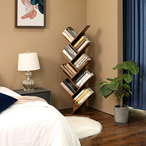 8-Tier Floor Standing Bookcase