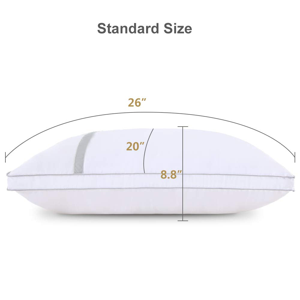 Pillows for Sleeping 2 Pack, Hotel Quality Bed Pillow, Down Pillows