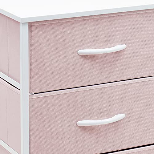 Sorbus Dresser with 6 Drawers - Furniture Storage Tower Unit for Bedroom, Hallway, Closet, Office Organization - Steel Frame