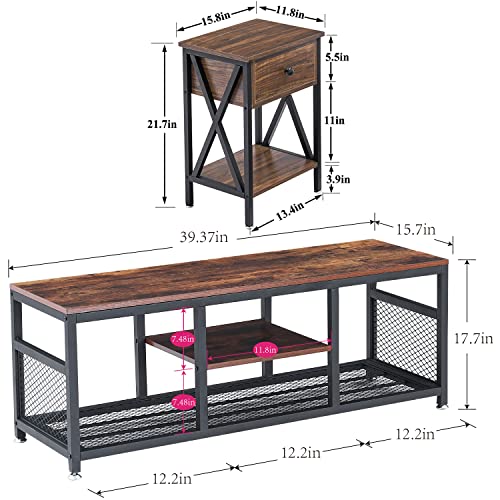 Occasional Set of 3 Includes Coffee 2 End Tables