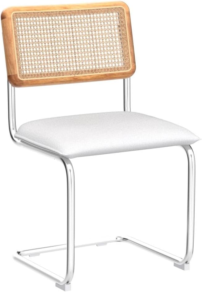 Rattan Dining Chairs with Cane Backrest