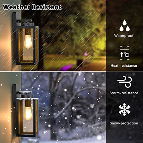 Outdoor Wall Light Fixtures, Exterior Waterproof Wall Lanterns, Porch Sconces