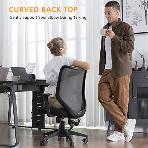 Ergonomic Office Chair Home: Mesh Desk Chair with Adjustable Arms