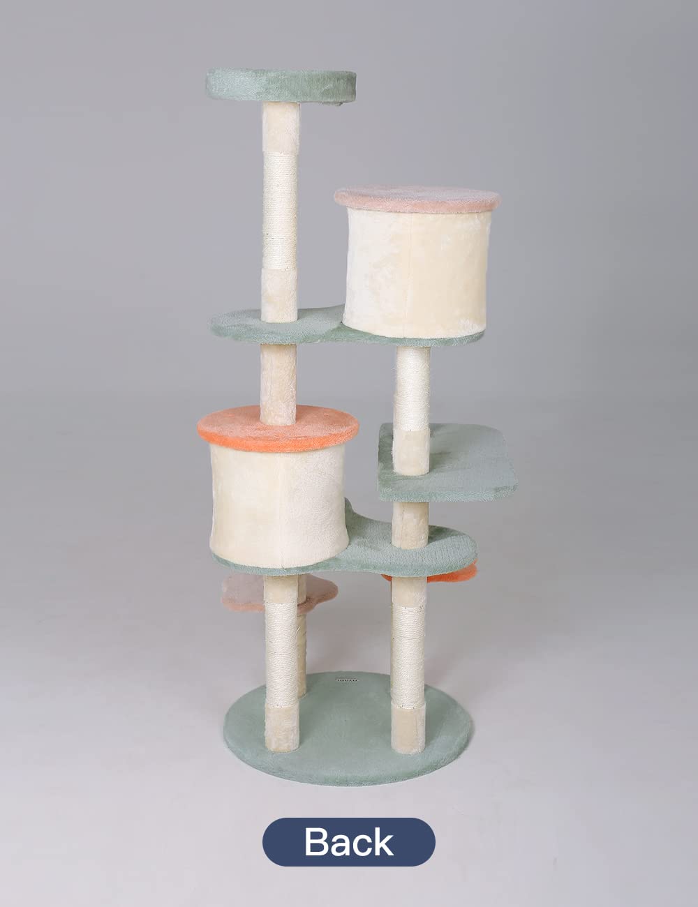 63 inch cat Tree Creative Climbing Frame cat Apartment with Flower Rest Platform