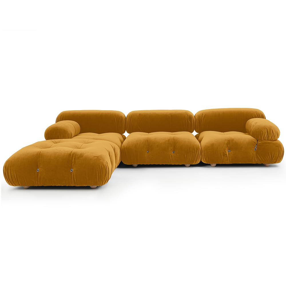 Sectional Couches for Living Room, Sectional Sofa Couch, Soft and Comfy Cloud Sofas, Modern Floor Sofa Furniture Sets