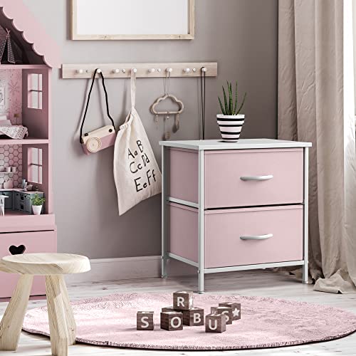 Nightstand with 2 Drawers