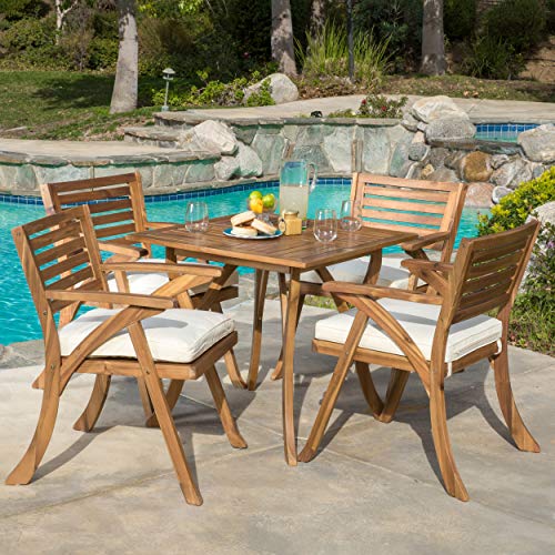 Wood Dining Set, 5-Pcs Set