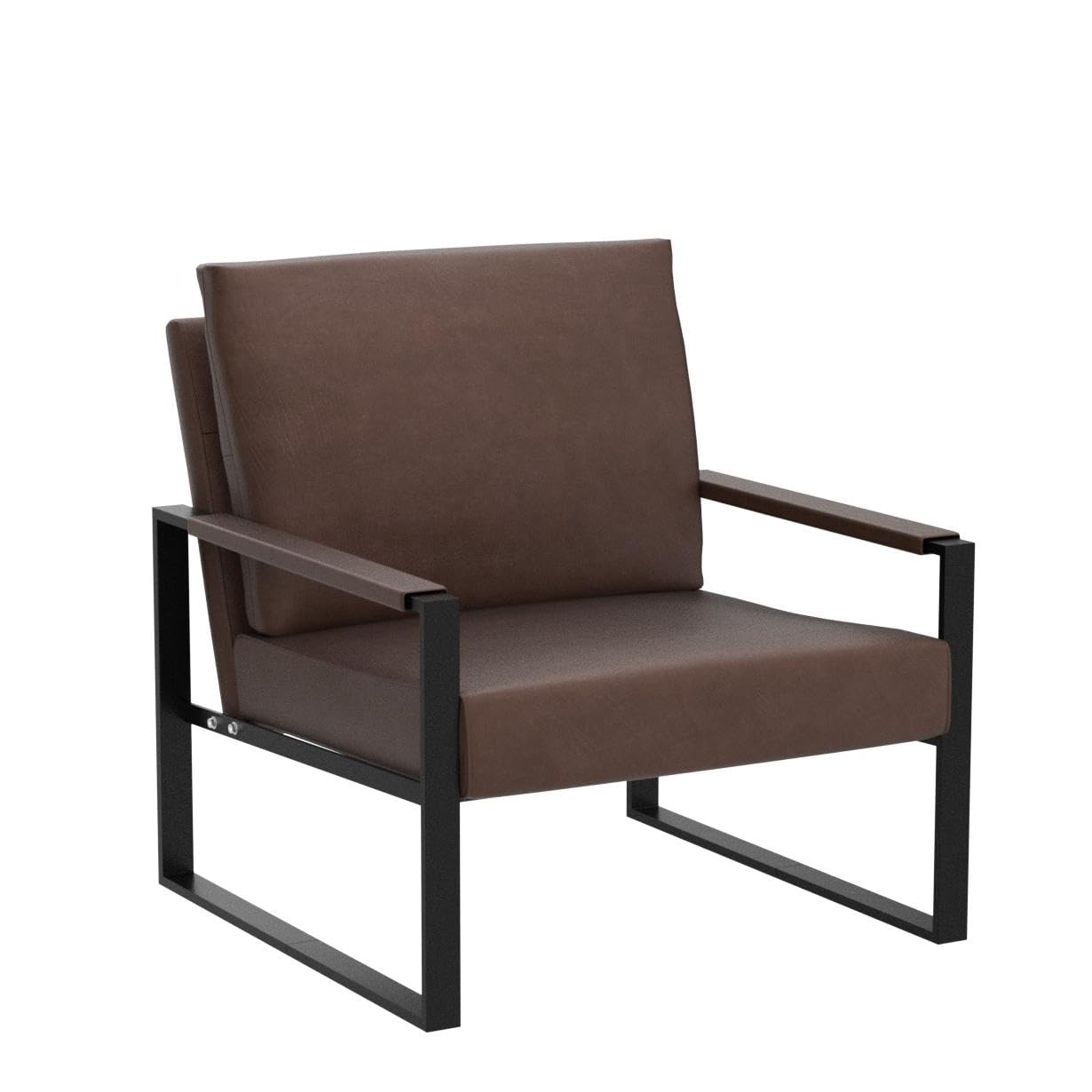 Accent Chair Sofa Chair with Extra-Thick Padded Backrest and Seat Cushion Single Sofa