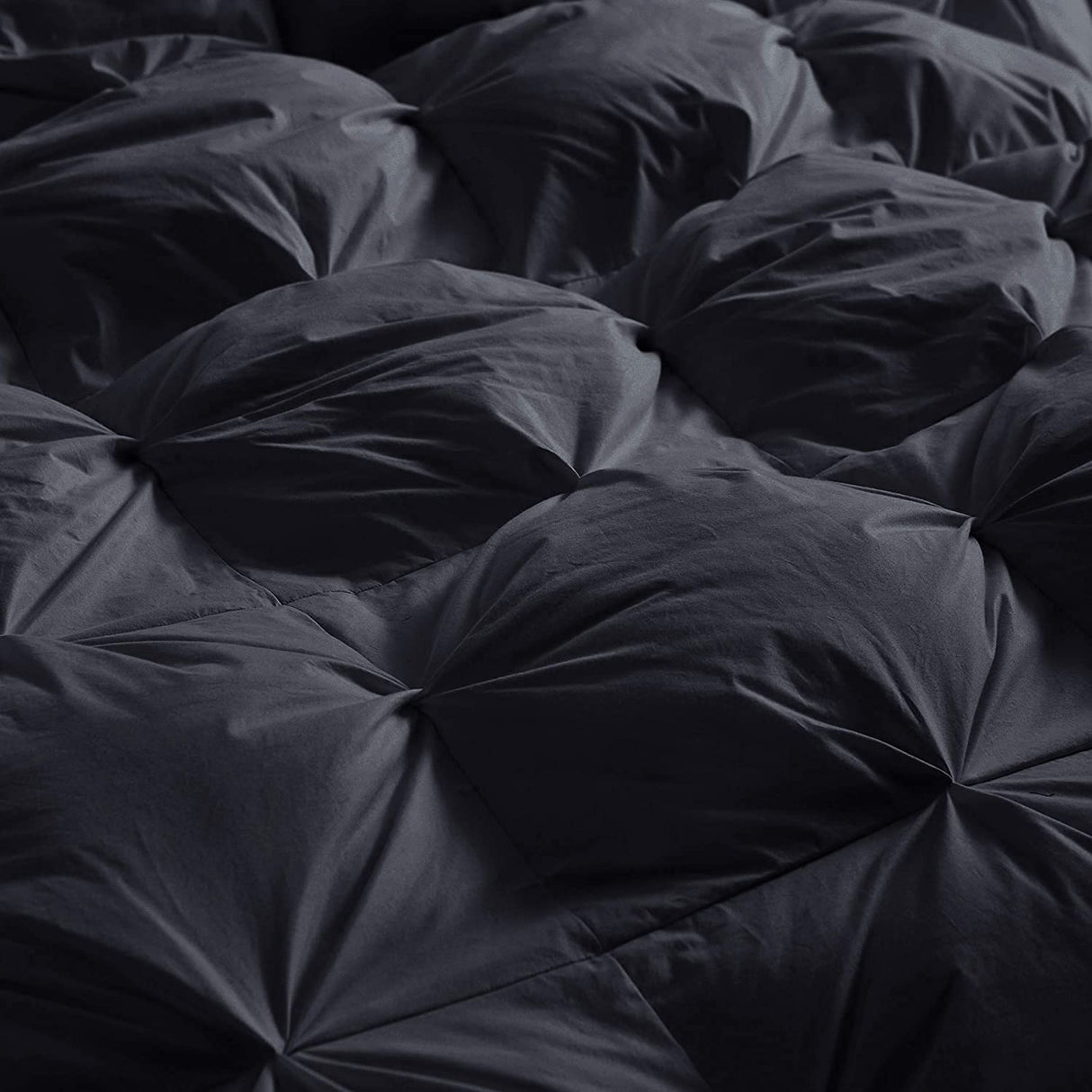 Luxurious All-Season Goose Down Feather Fiber Comforter California King Size Duvet