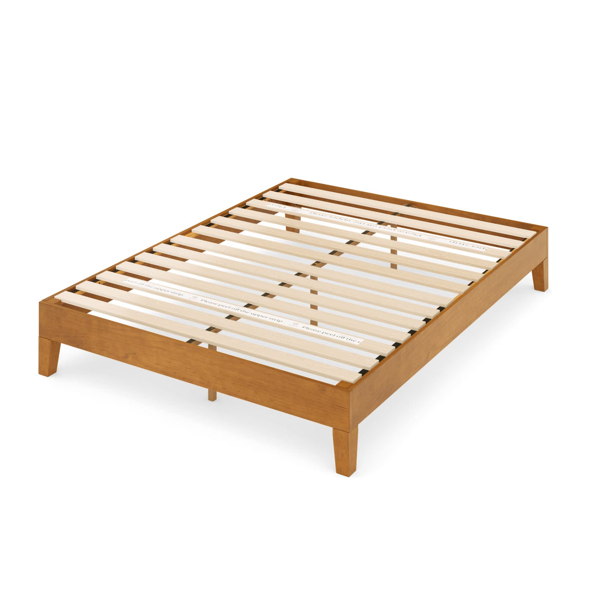 Alexis Deluxe Wood Platform Bed Frame / Solid Wood Foundation