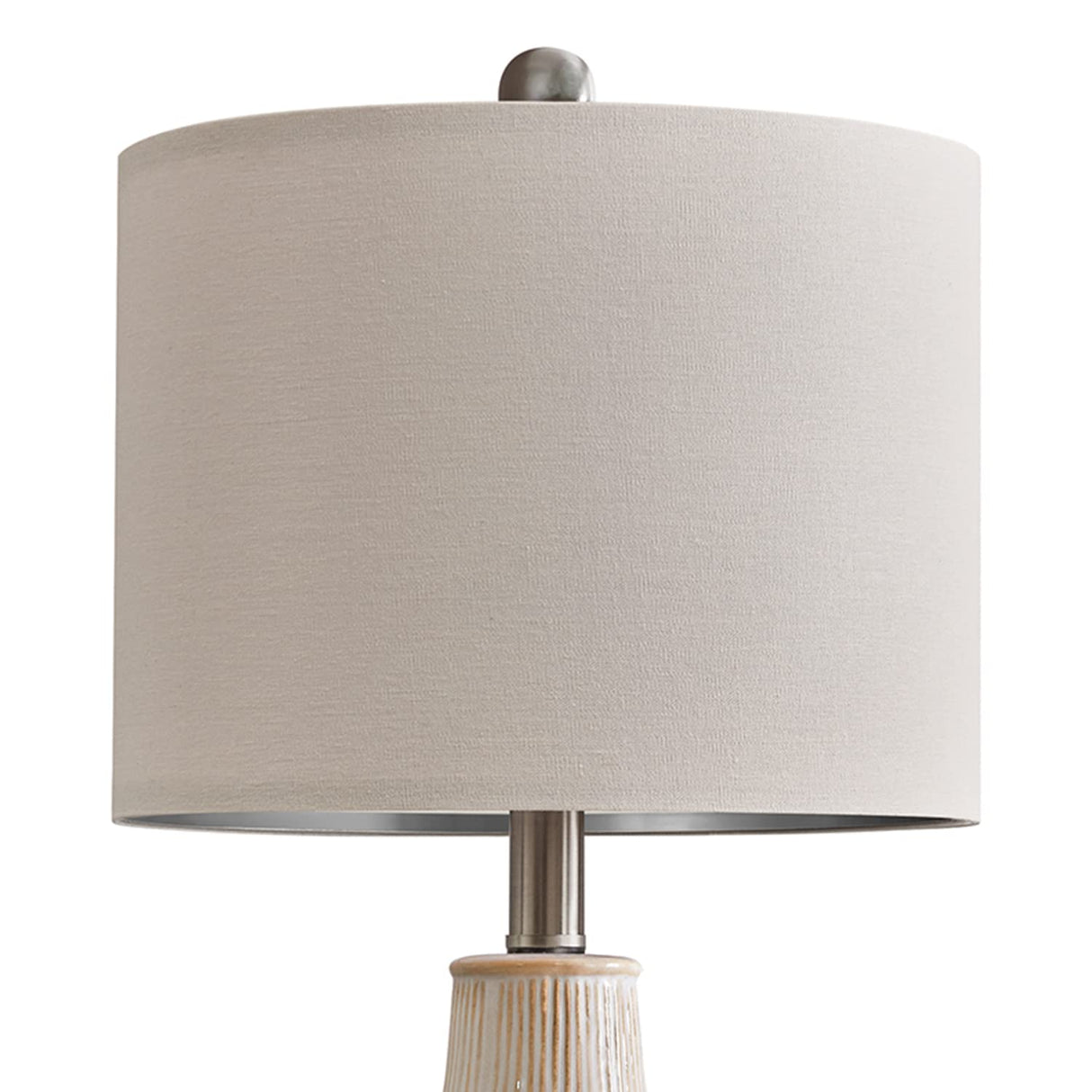 23.25 inches Modern Ceramic Table Lamp Set of 2 for Living Room