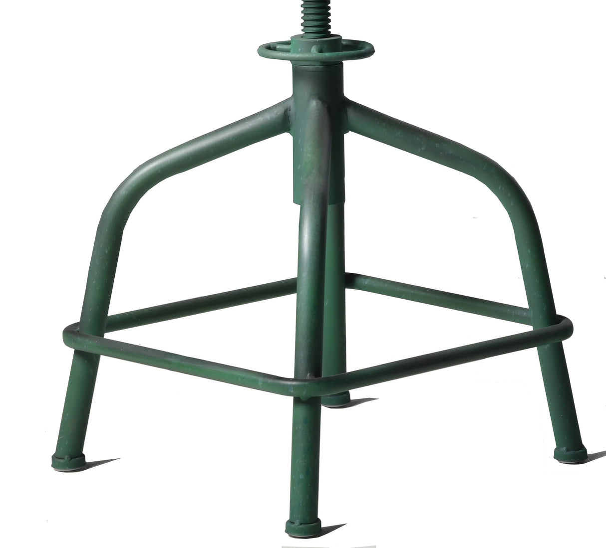 3-Piece Pub Bar Set Industrial Round Bar Table and Adjustable Swivel Stools