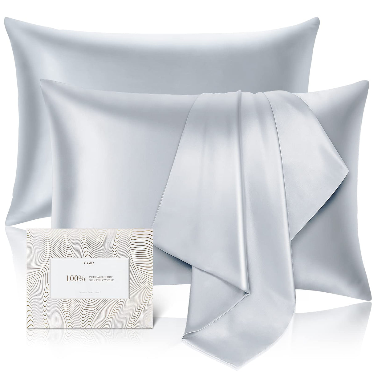 100% Pure Mulberry Silk Pillowcase for Hair and Skin