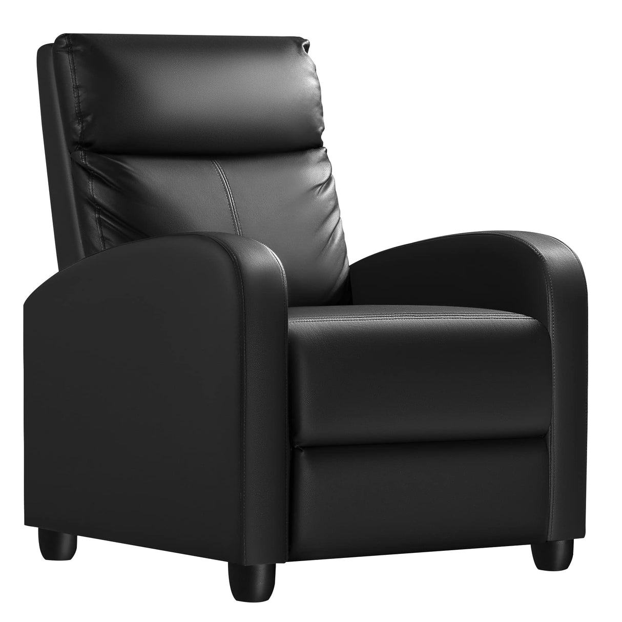 Recliner Chair Padded Seat Pu Leather for Living Room Single Sofa