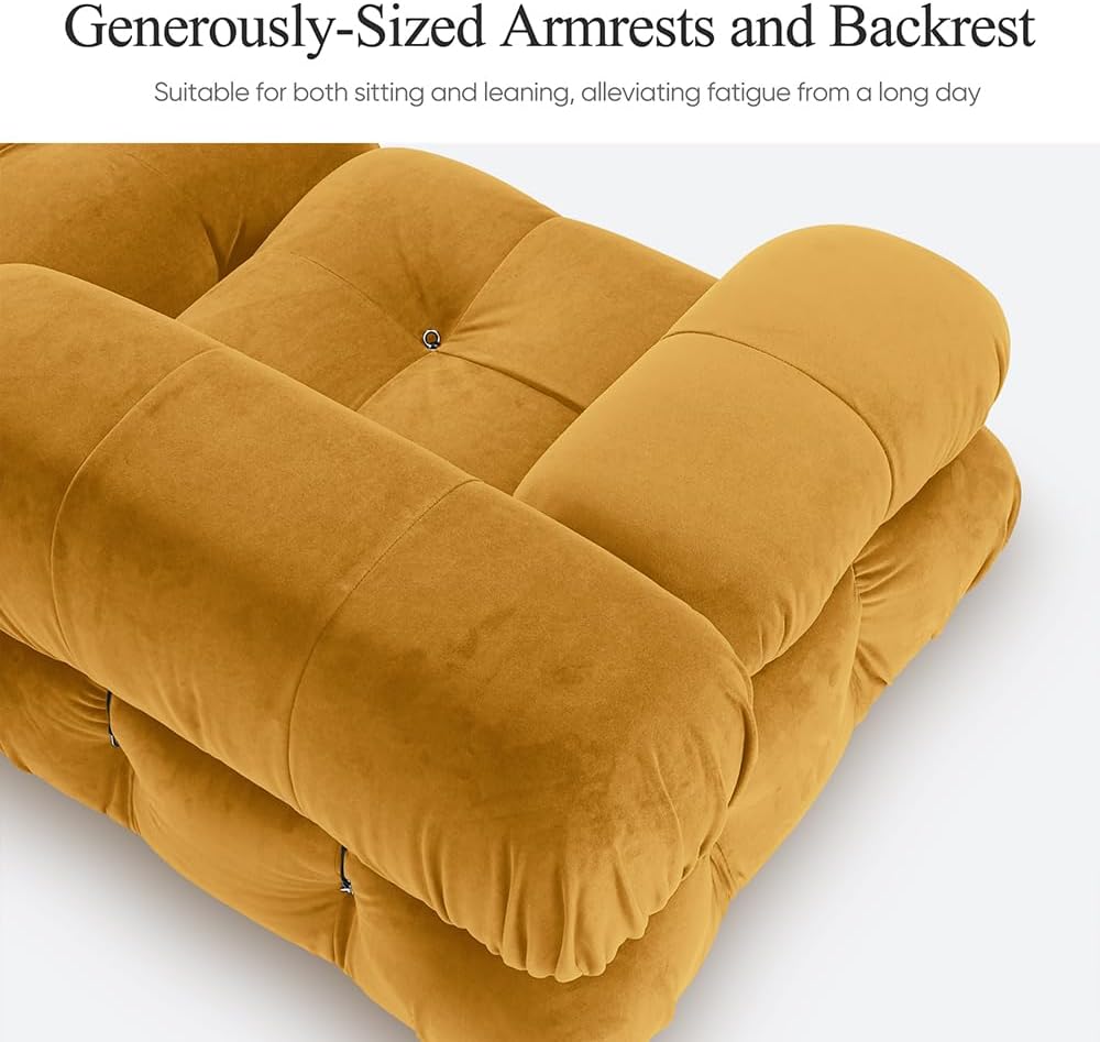 Sectional Couches for Living Room, Sectional Sofa Couch, Soft and Comfy Cloud Sofas, Modern Floor Sofa Furniture Sets