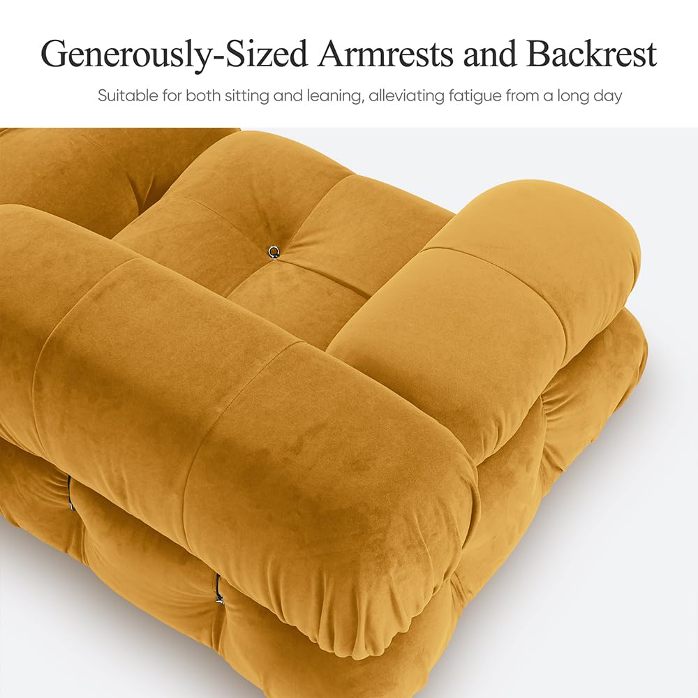 Sectional Couches for Living Room, Sectional Sofa Couch, Soft and Comfy Cloud Sofas, Modern Floor Sofa Furniture Sets