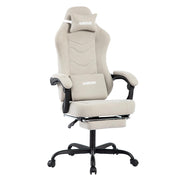Gaming Chair with Footrest, Ergonomic Computer Gaming Chair, Massage Lumbar Chairs
